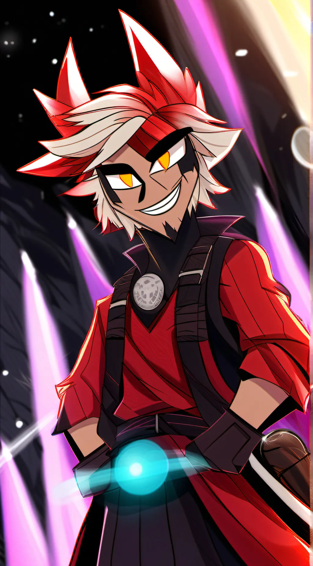 ai character: Lucifer  background