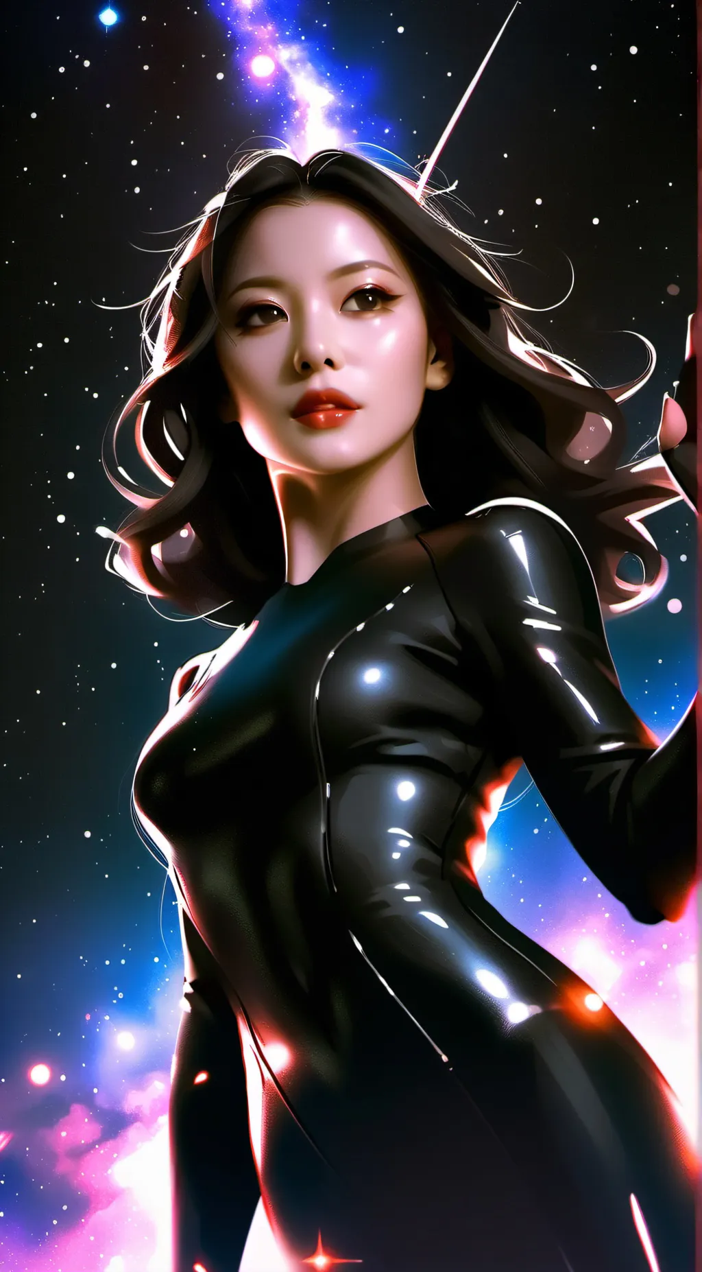 ai character: yo girl background