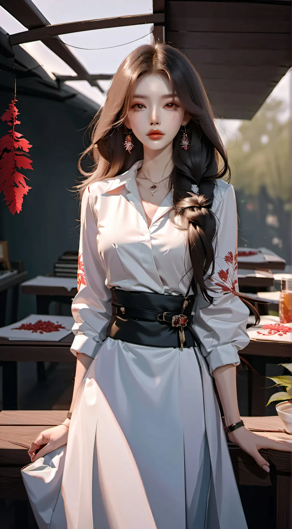 ai character: Yumi  background