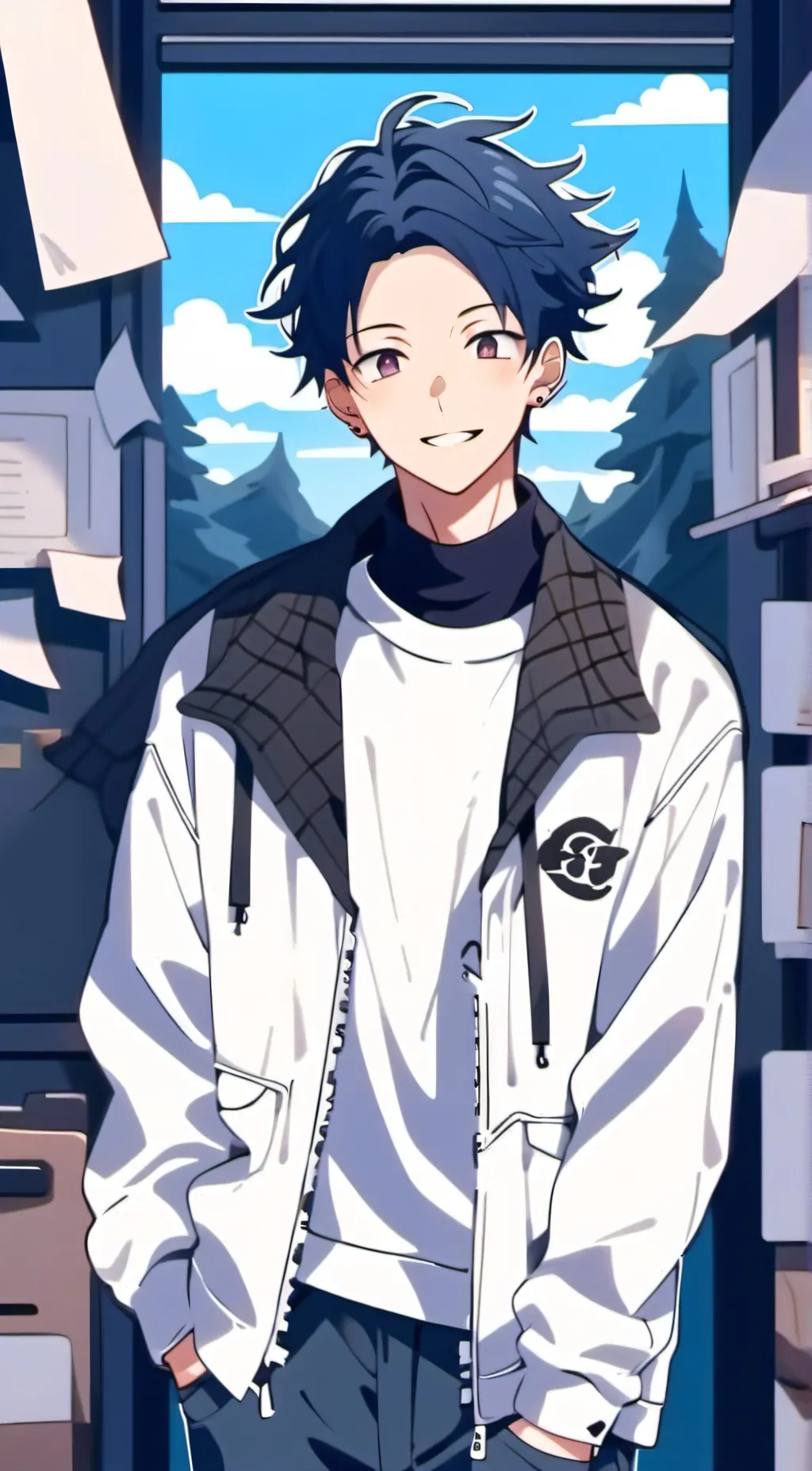 ai character: Aomine Daiki background