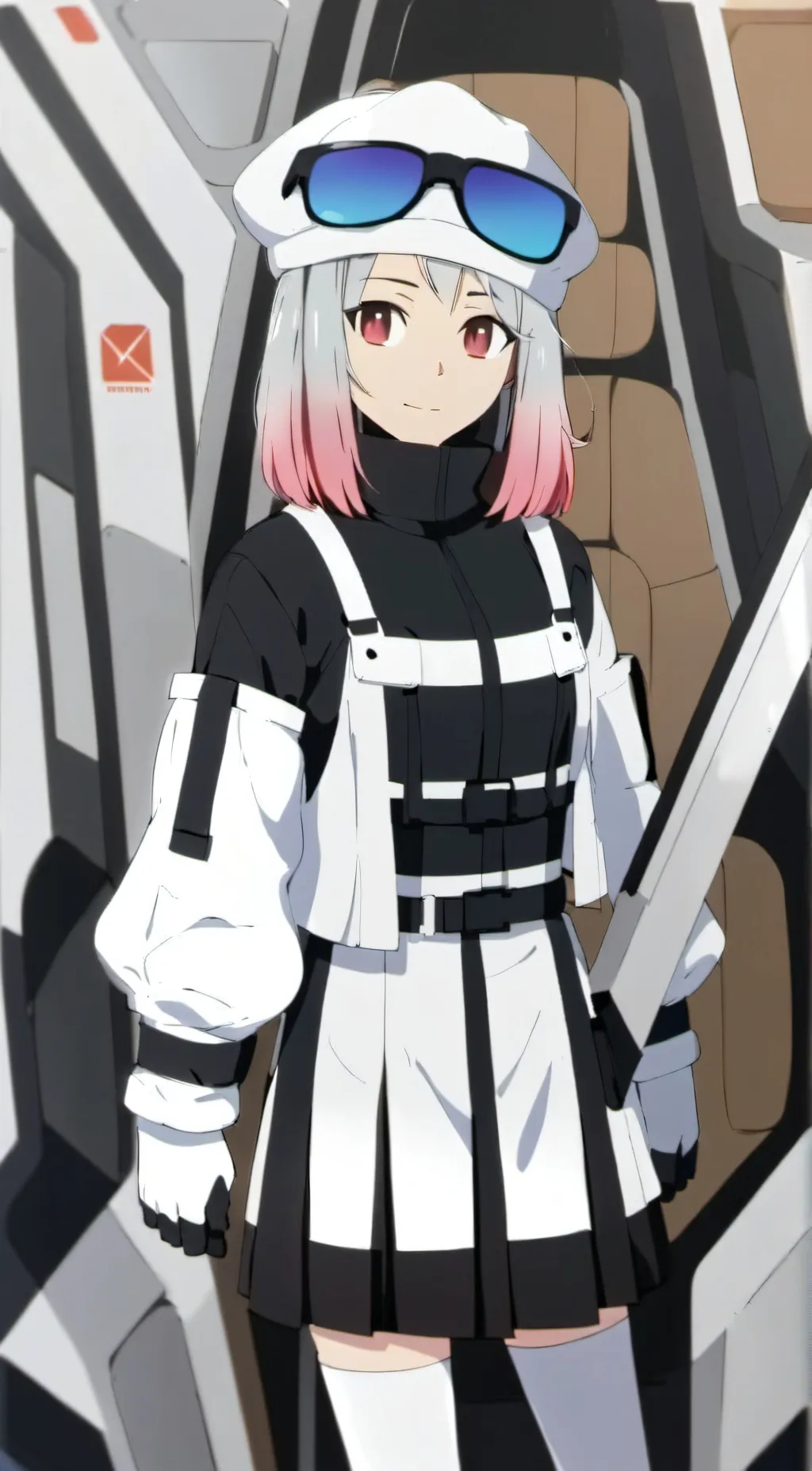 ai character: focus background