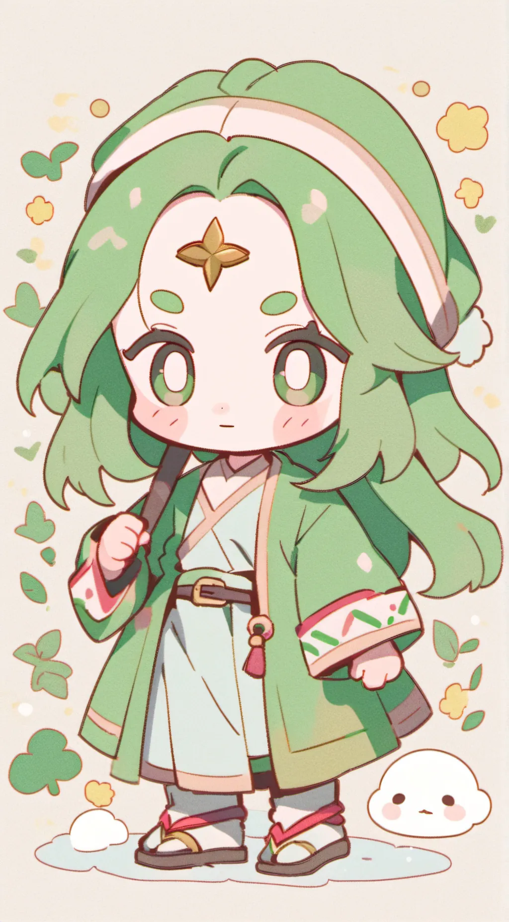 ai character: jesus background
