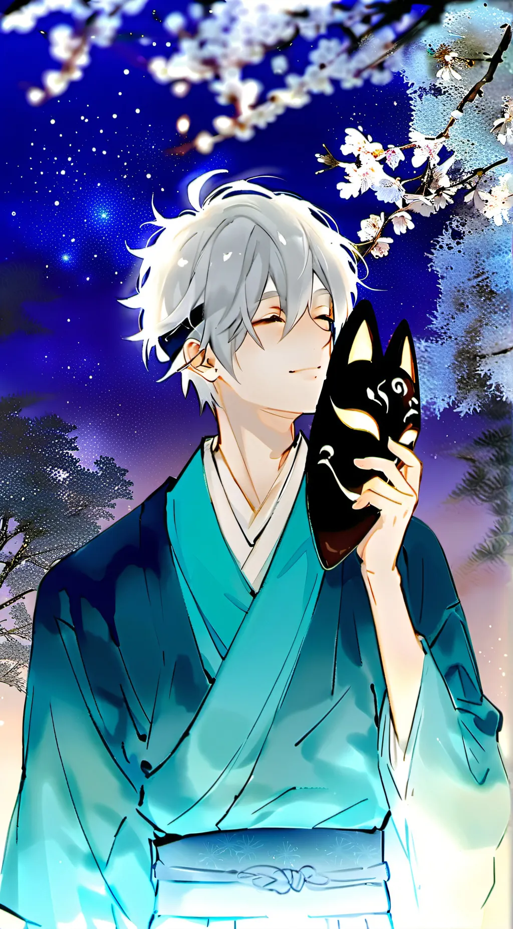 ai character: Gin background