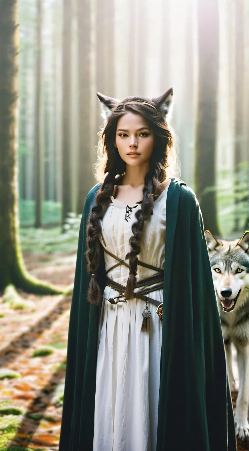 ai character: Luna background