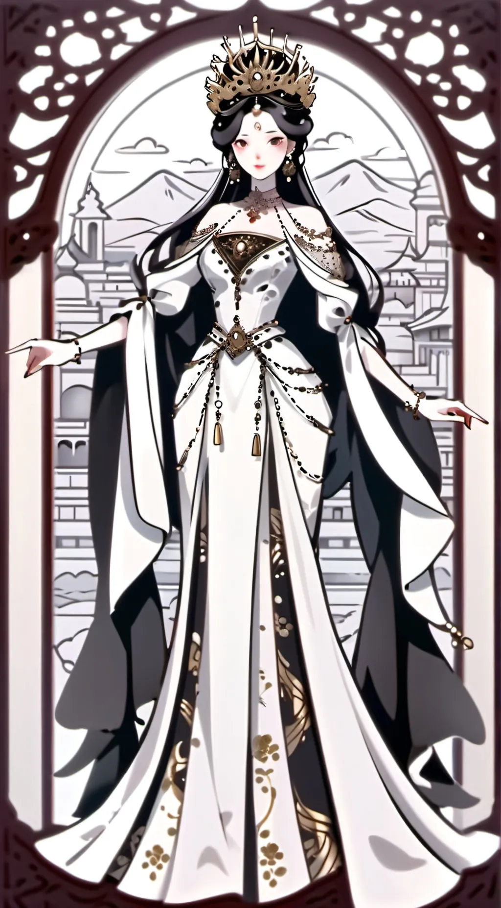 ai character: Queenie background