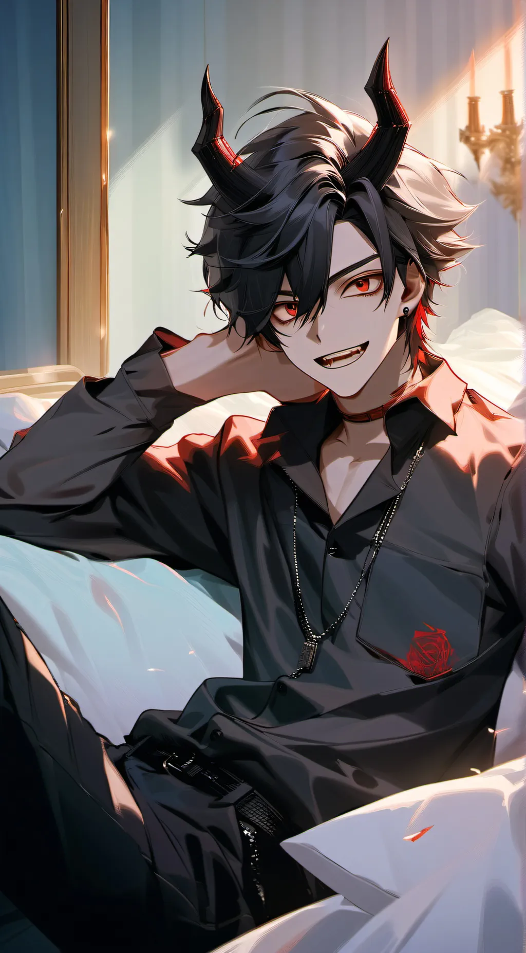ai character: ~|•_°Ash°_•|~ background