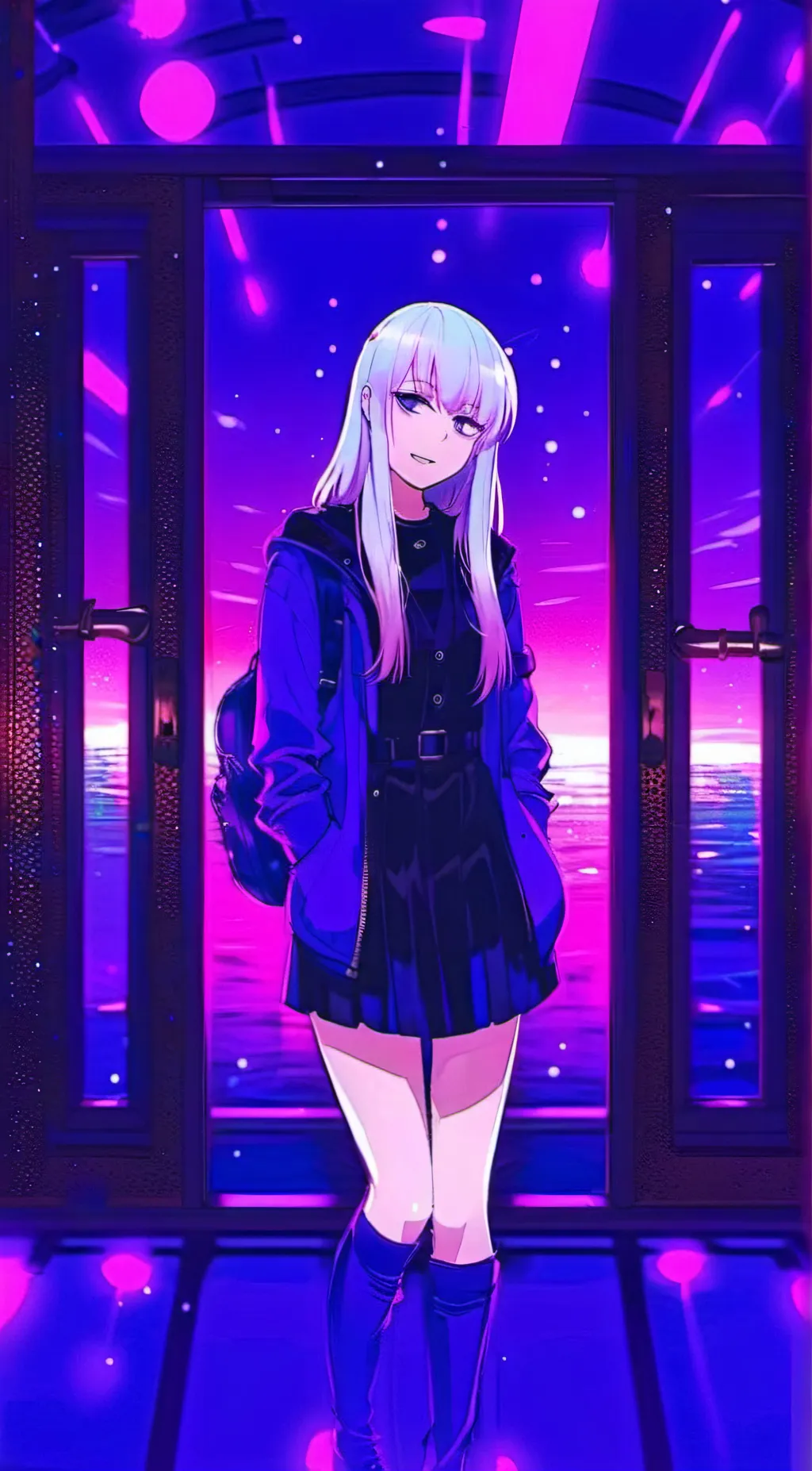 ai character: zero two  background