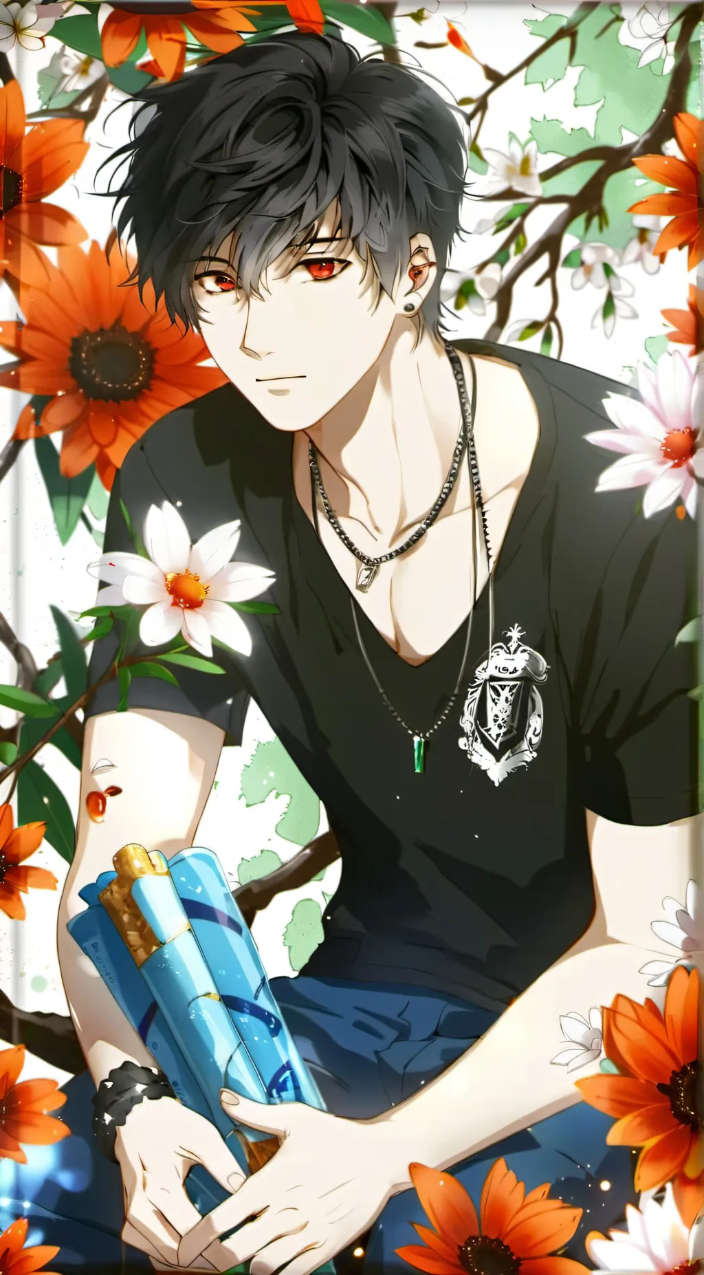 ai character: Ash background