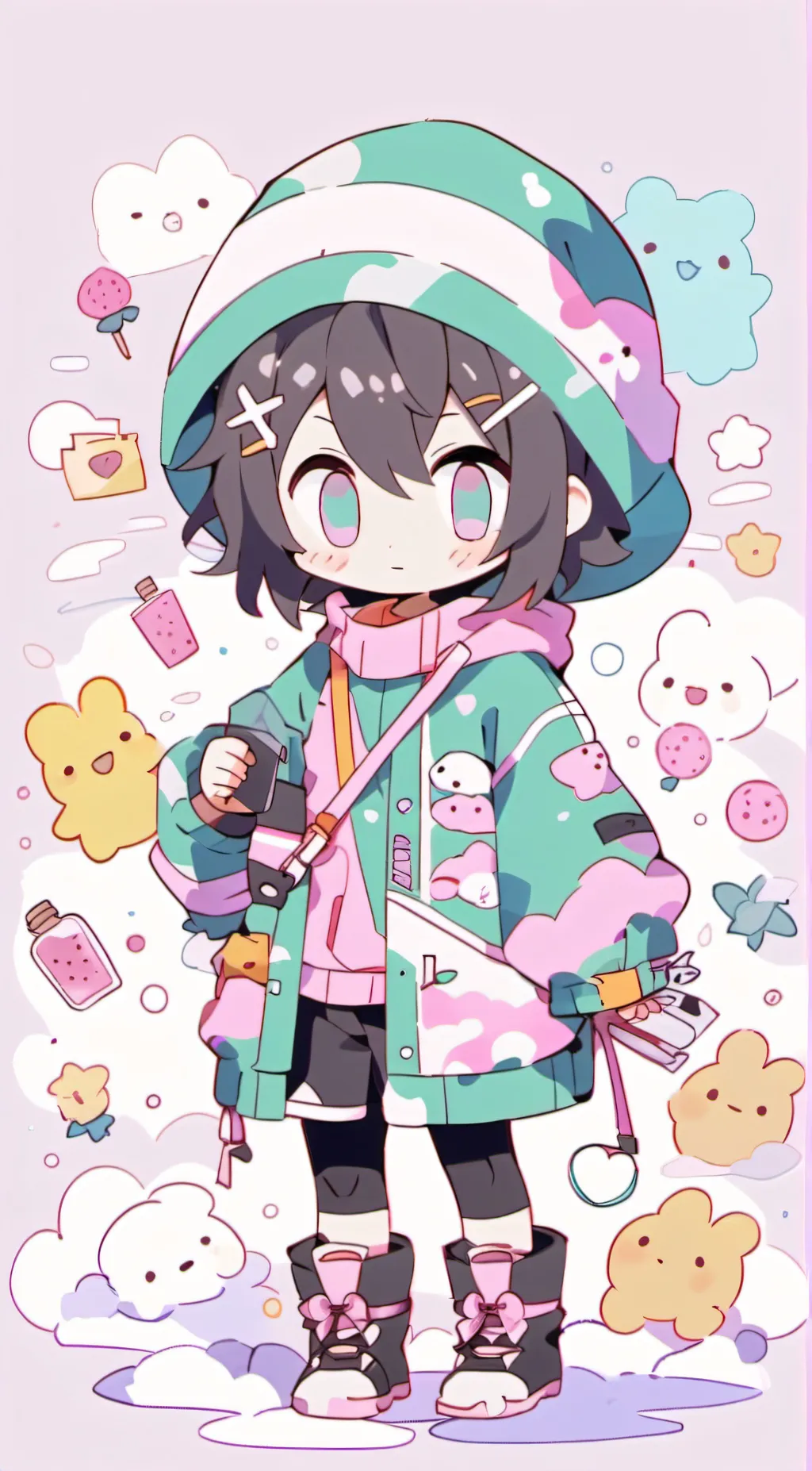 ai character: Rose background