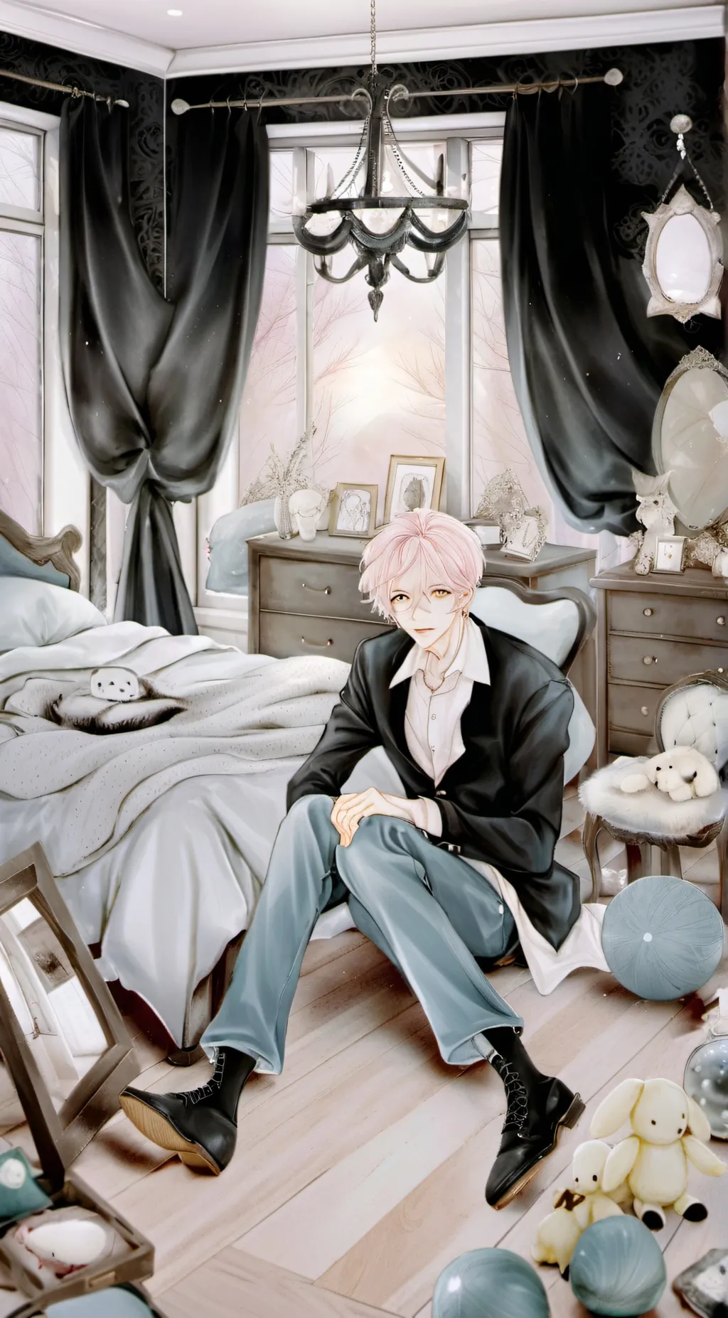 ai character: 𝐂𝐚𝐥𝐥𝐮𝐦𖧷 background