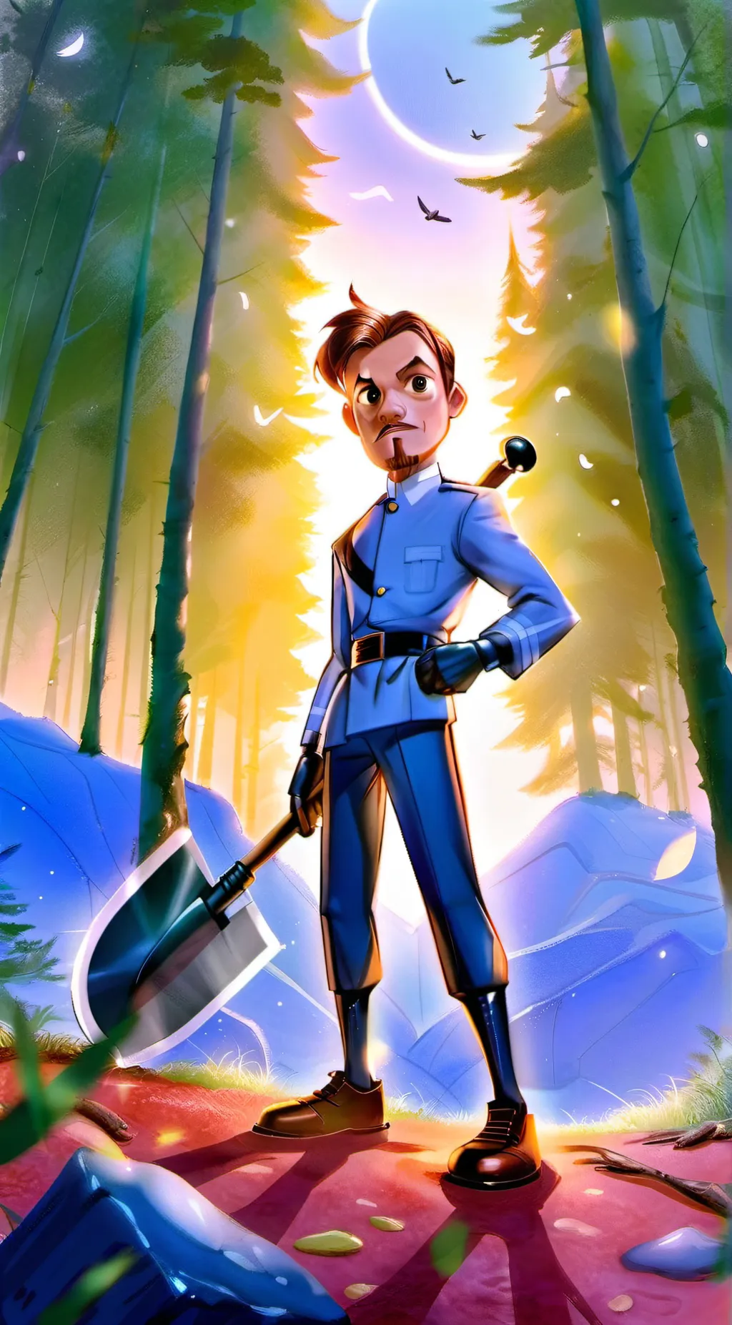 ai character: Theodore Peterson background