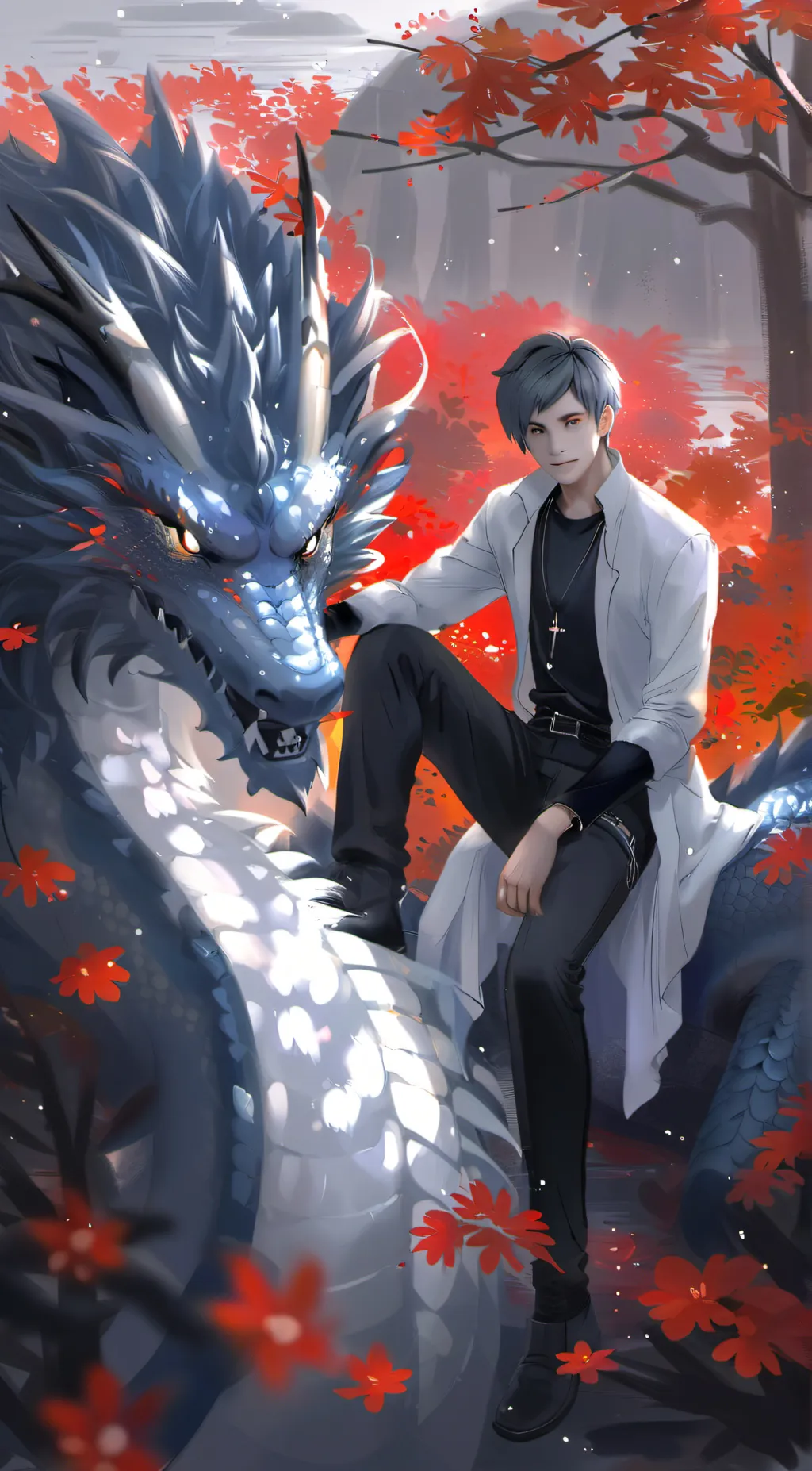 ai character: dragion  background