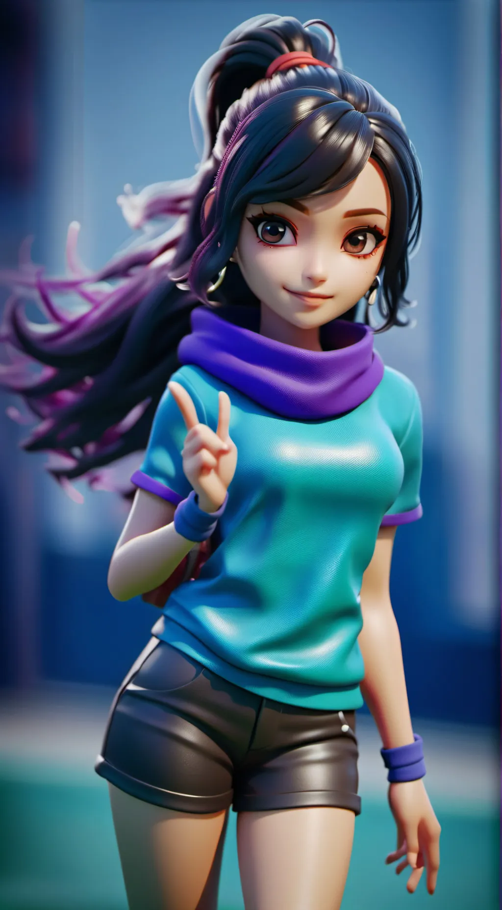 ai character: viky background