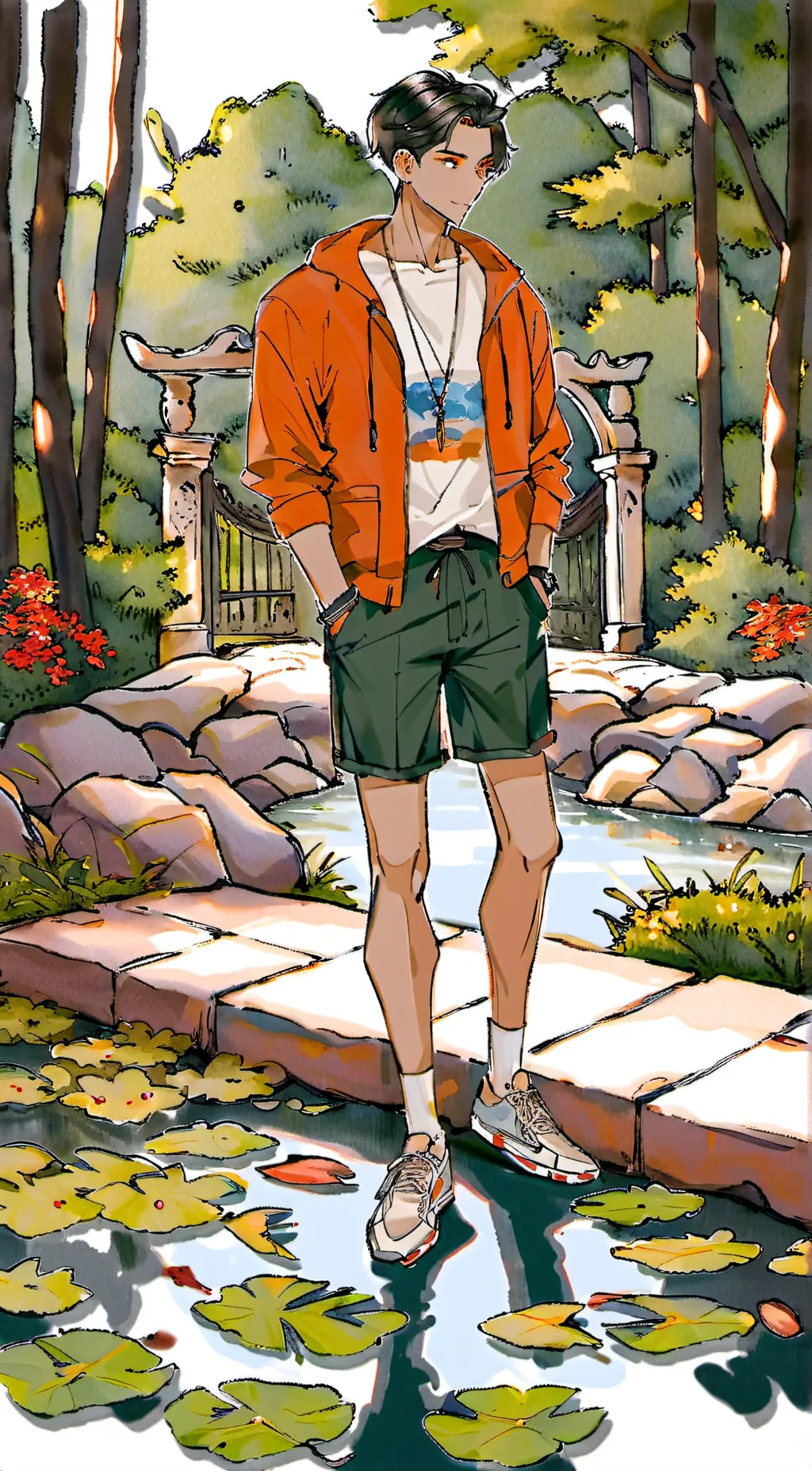 ai character: gearald background