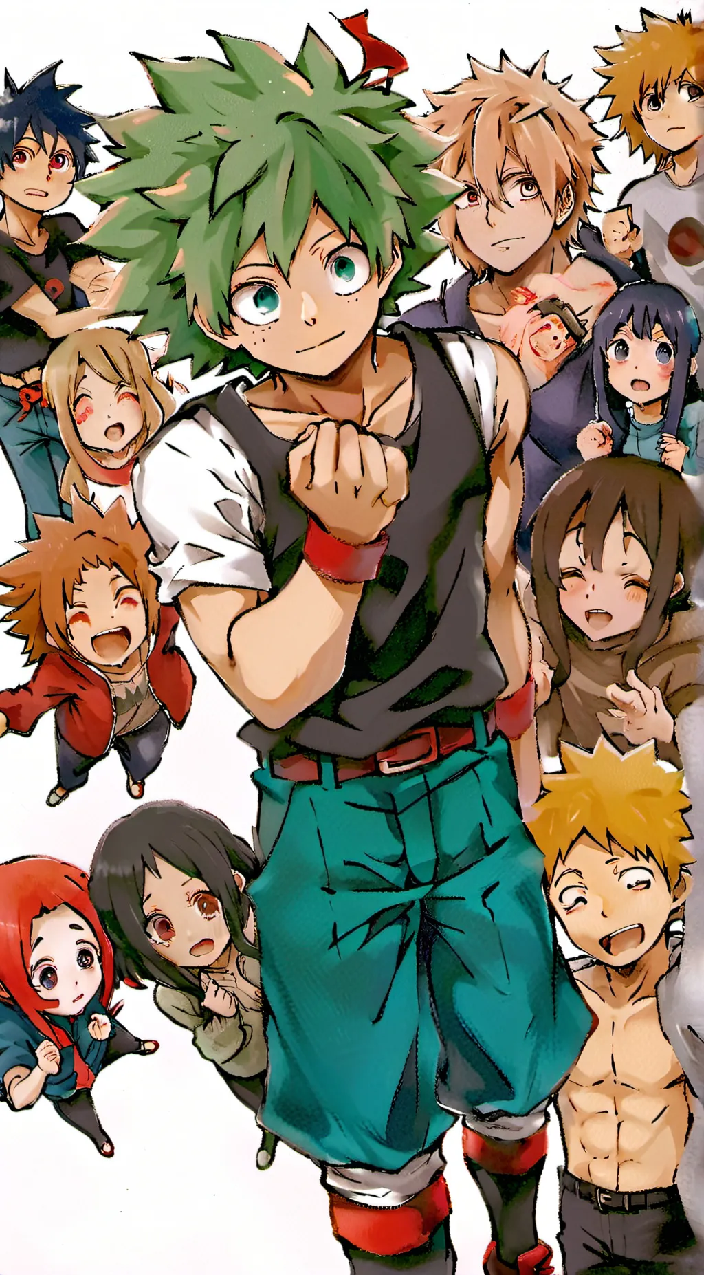 ai character: Mha gc background