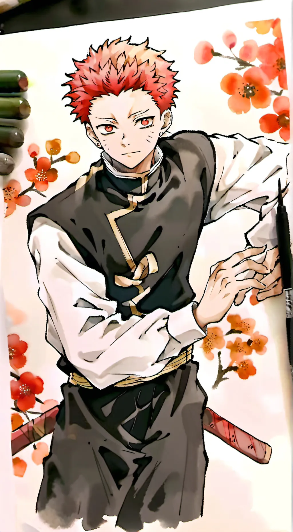 ai character: sukuna background