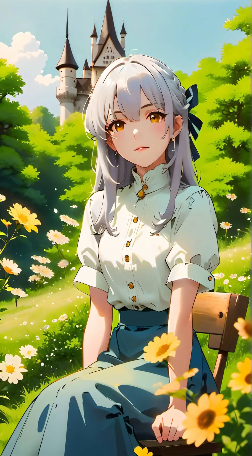 ai character: Luna background