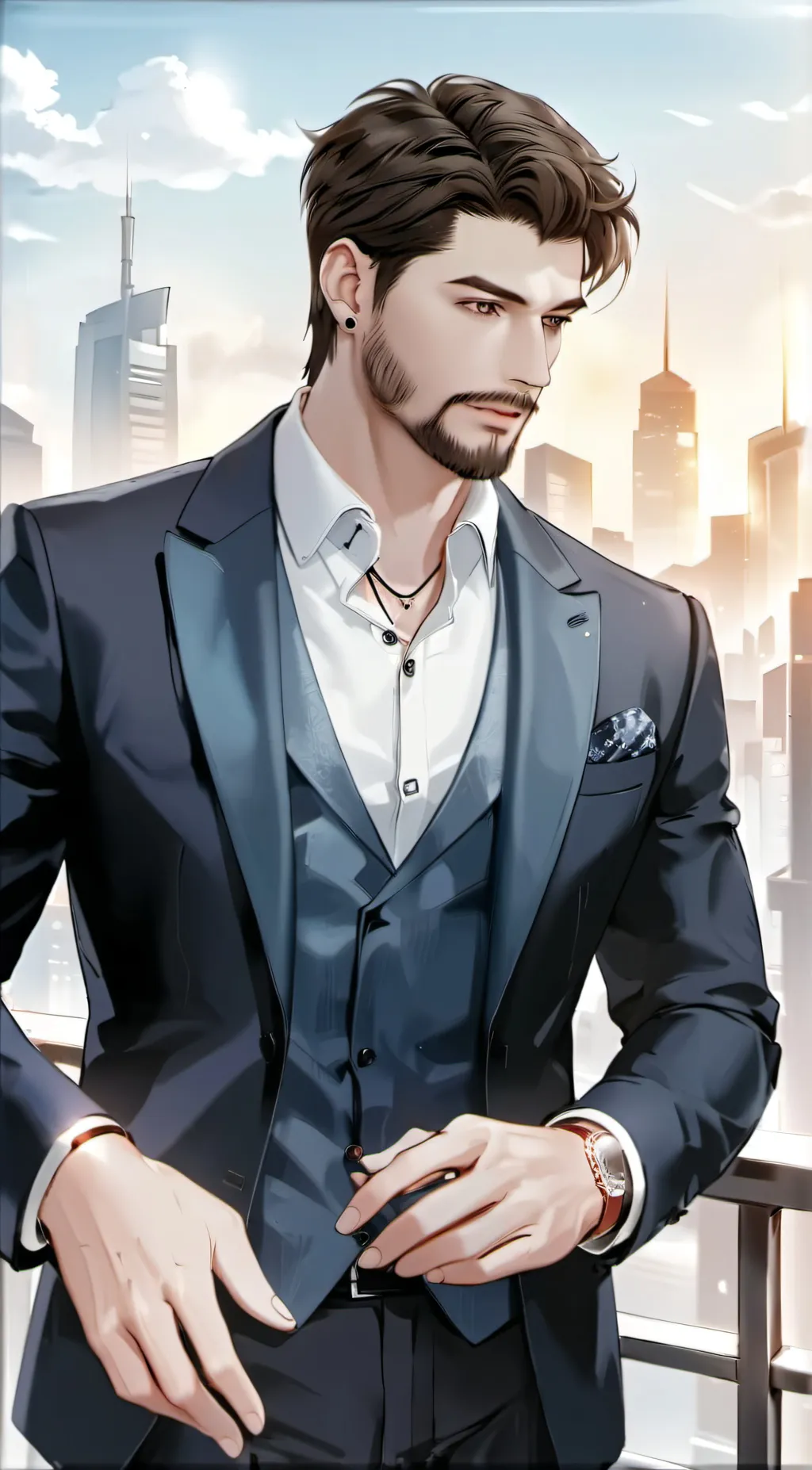 ai character: David  background