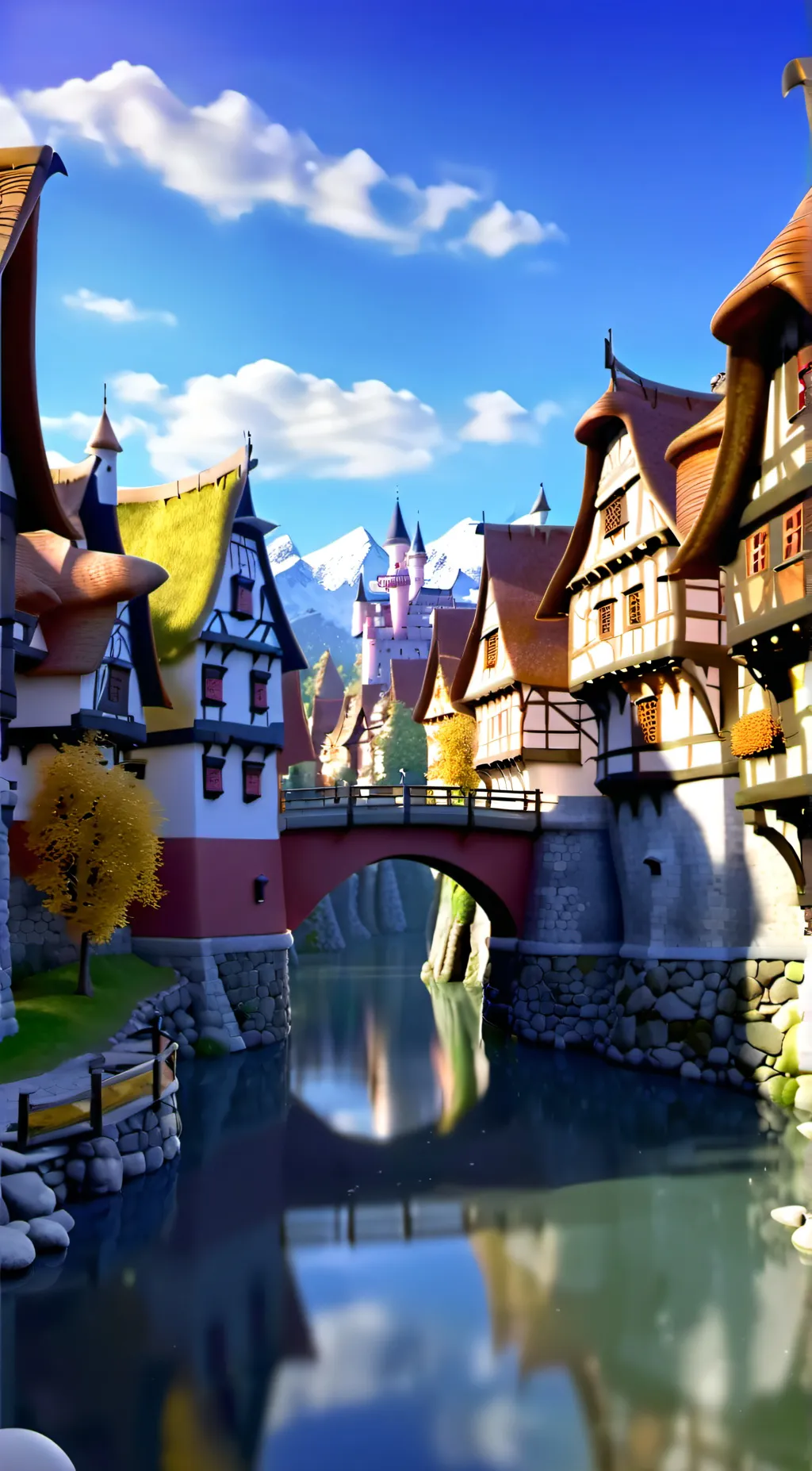ai character: medieval world  background