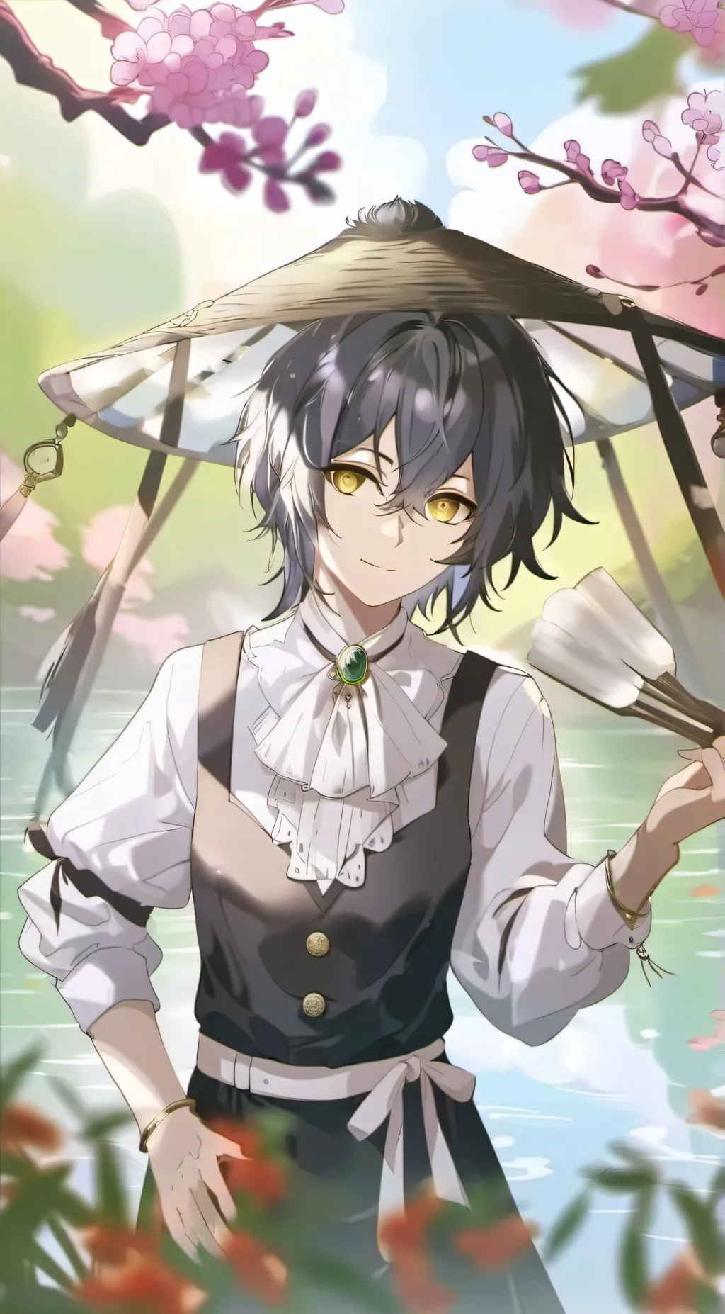ai character: zander background
