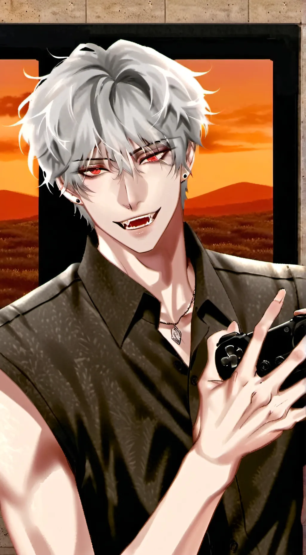 ai character: milo  background