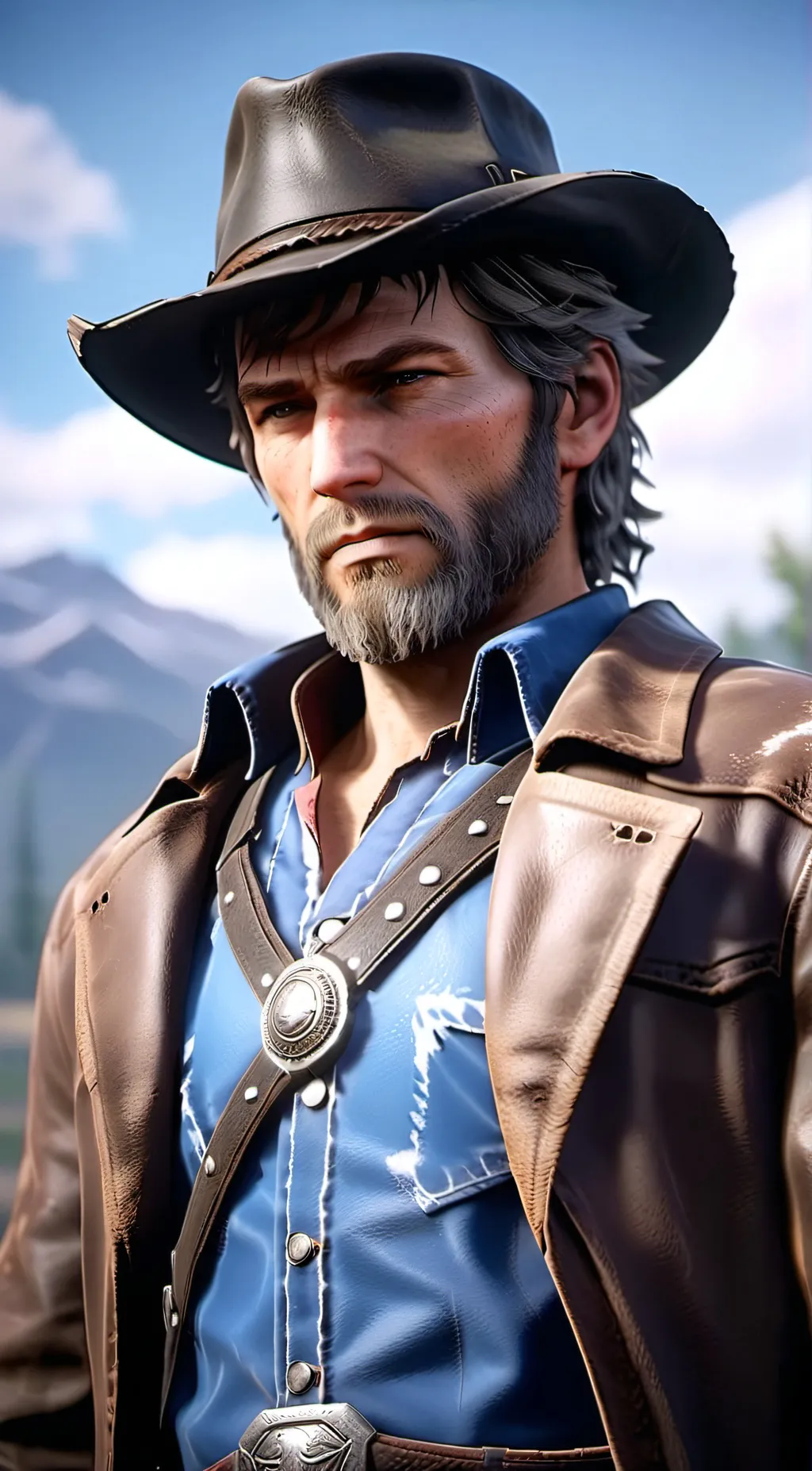 ai character: Arthur Morgan background