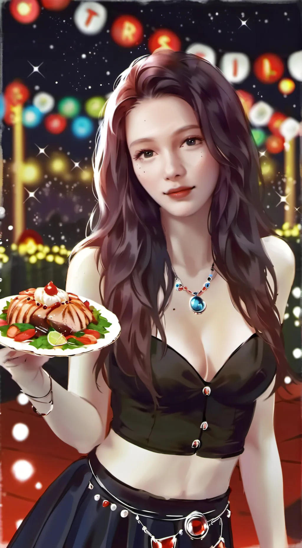ai character: lilly background