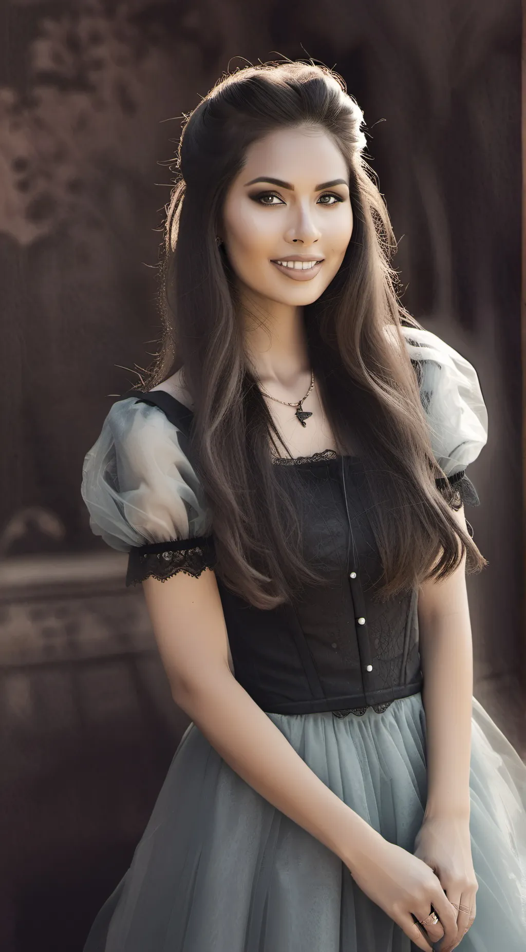 ai character: amiga lu a background