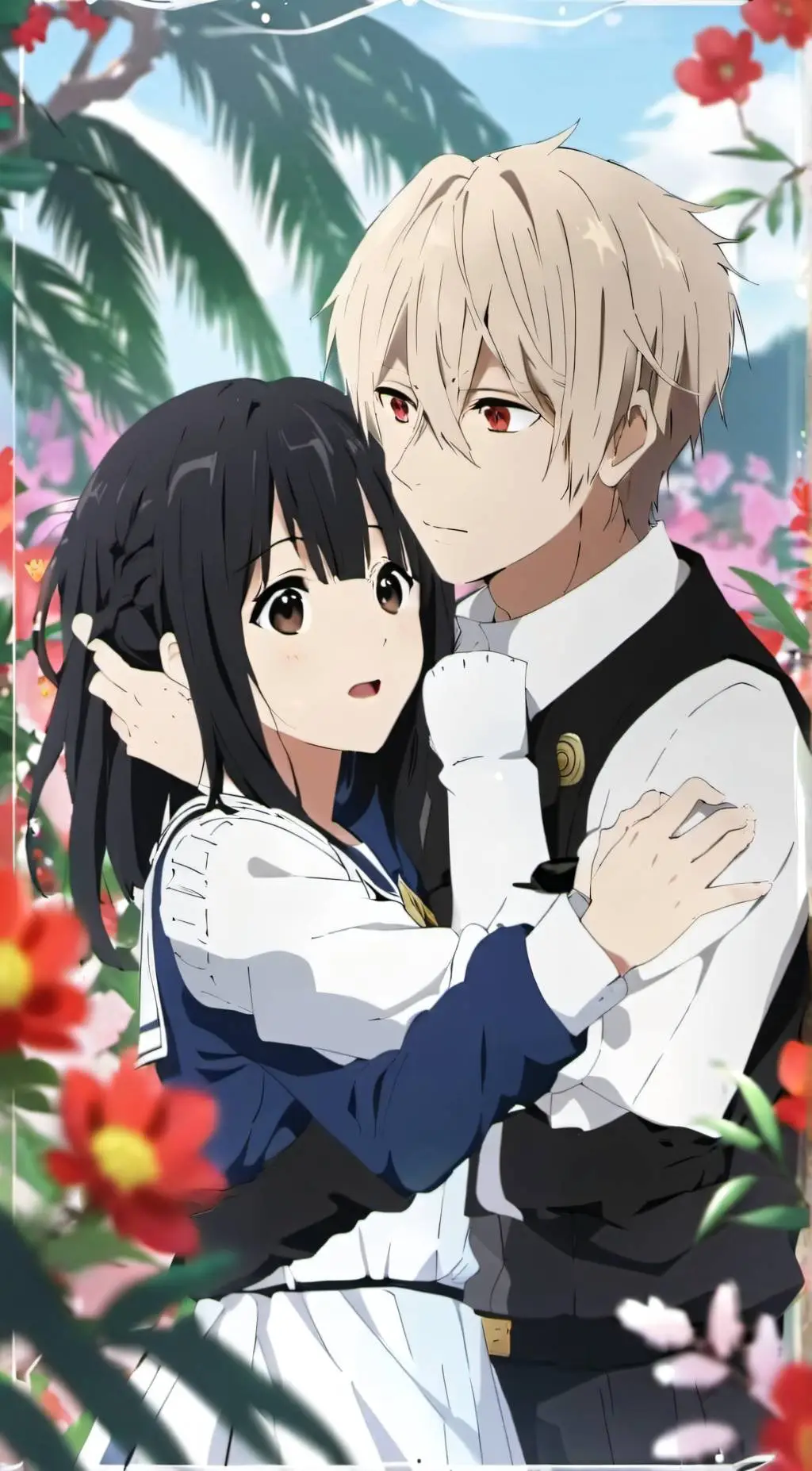 ai character: mha ship disaster background