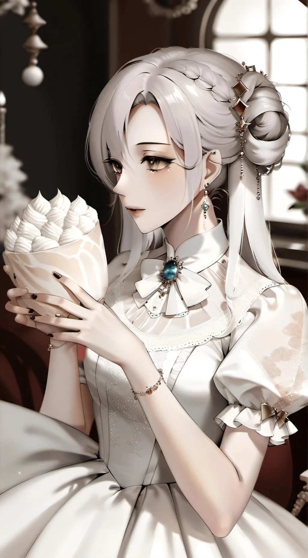 ai character: Elianne Akeri background