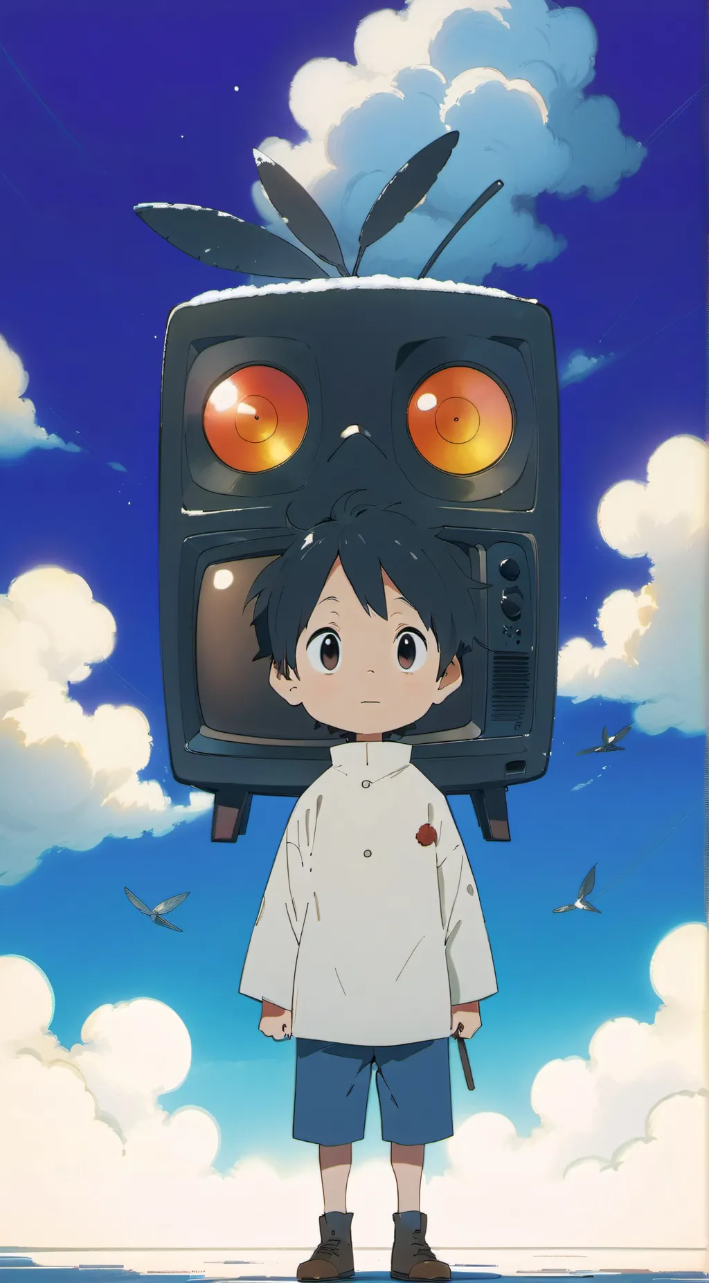 ai character: Tv kid background