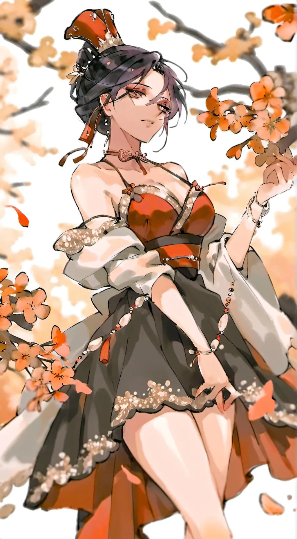 ai character:  Female choso background