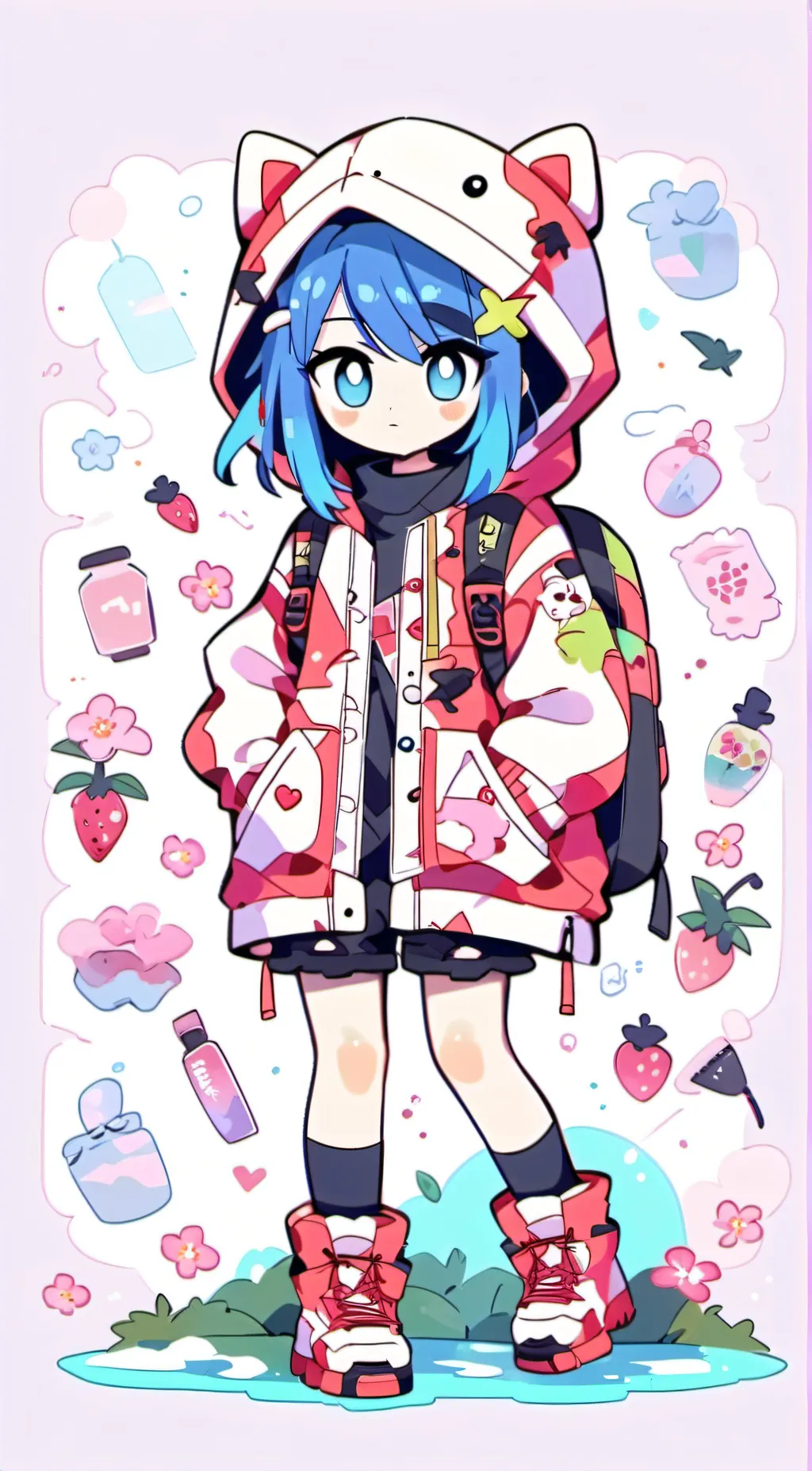 ai character: funneh background