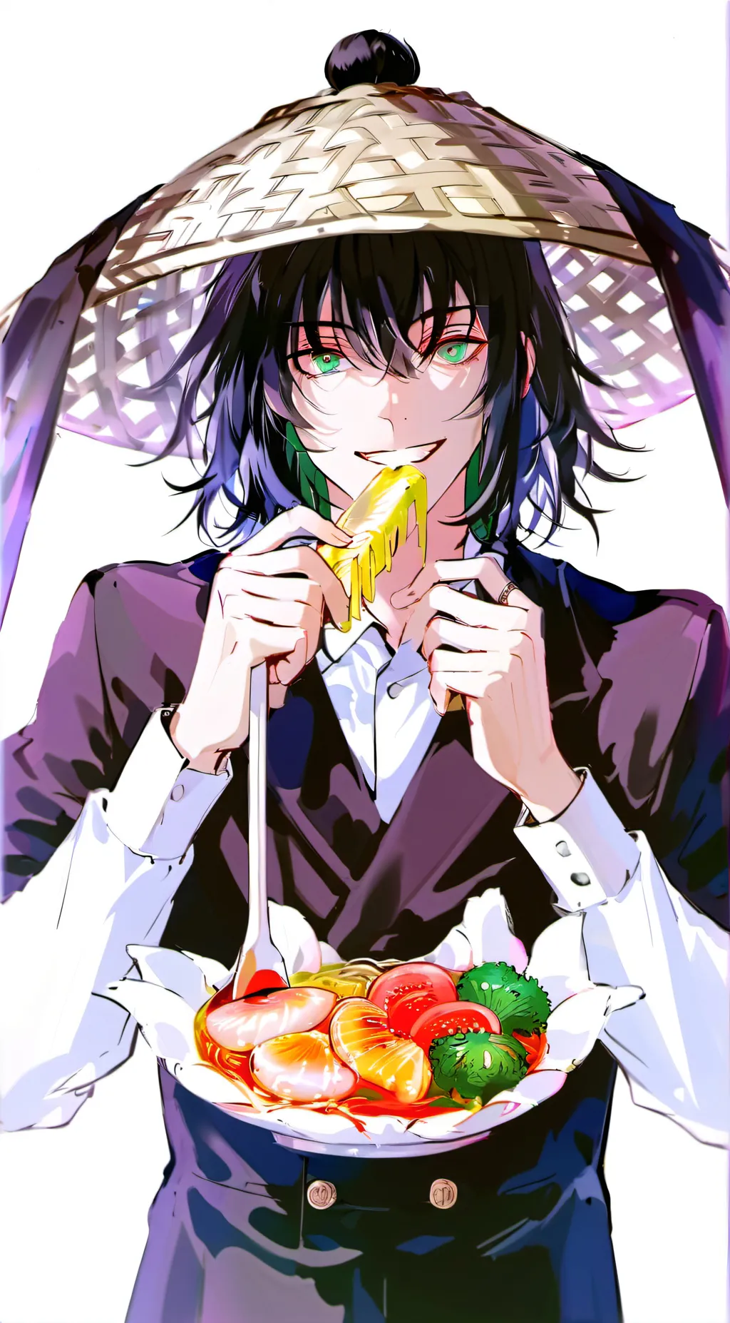 ai character: Inosuke Hashibira background