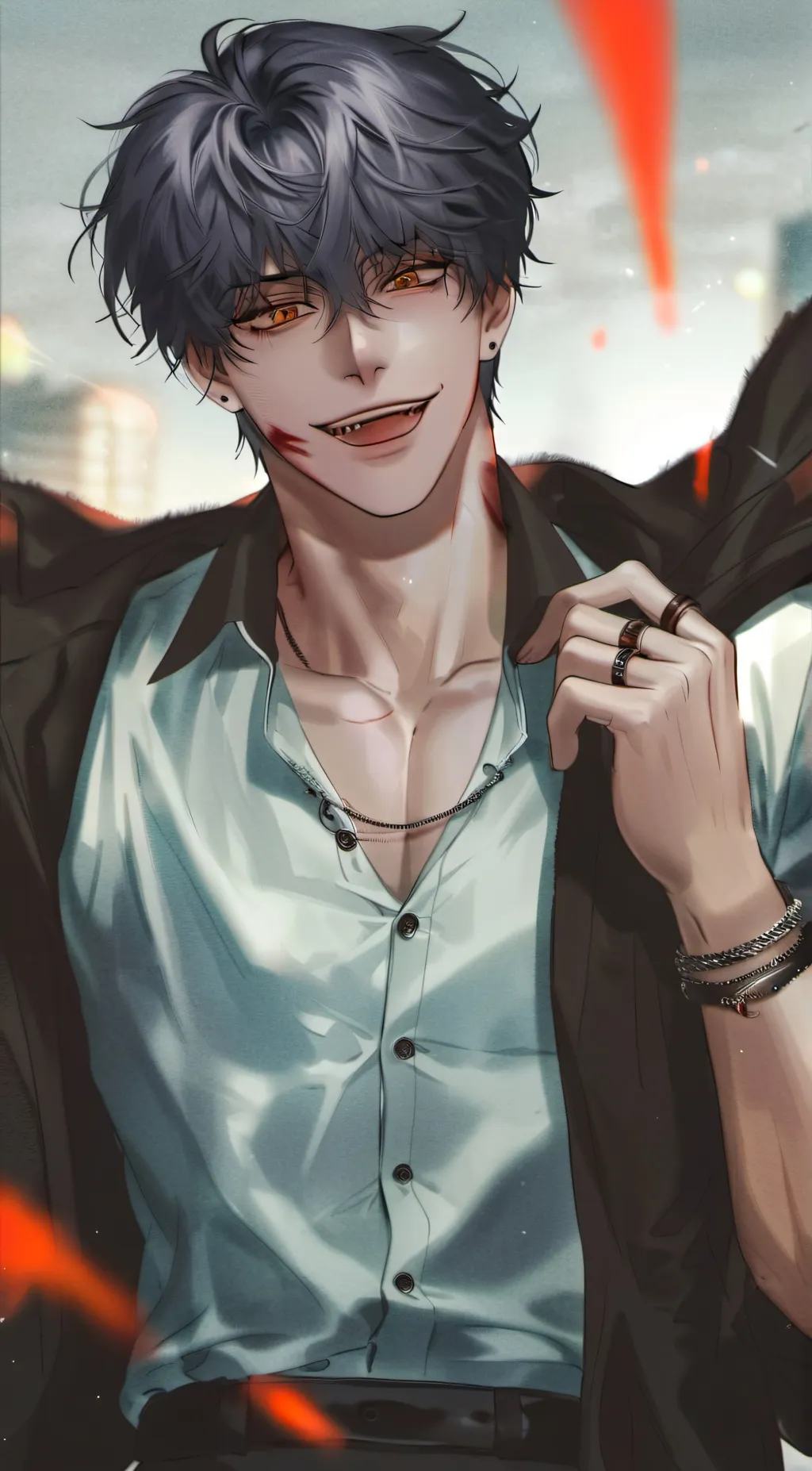 ai character: Lucifer  background