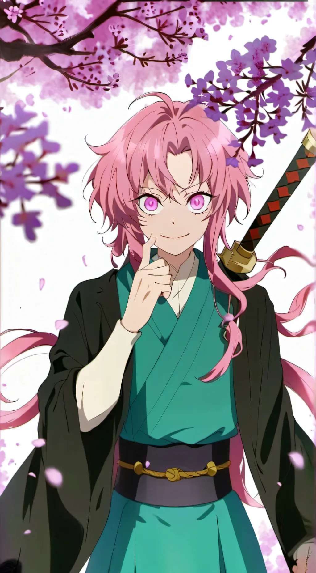 ai character: S4 hashira meeting background