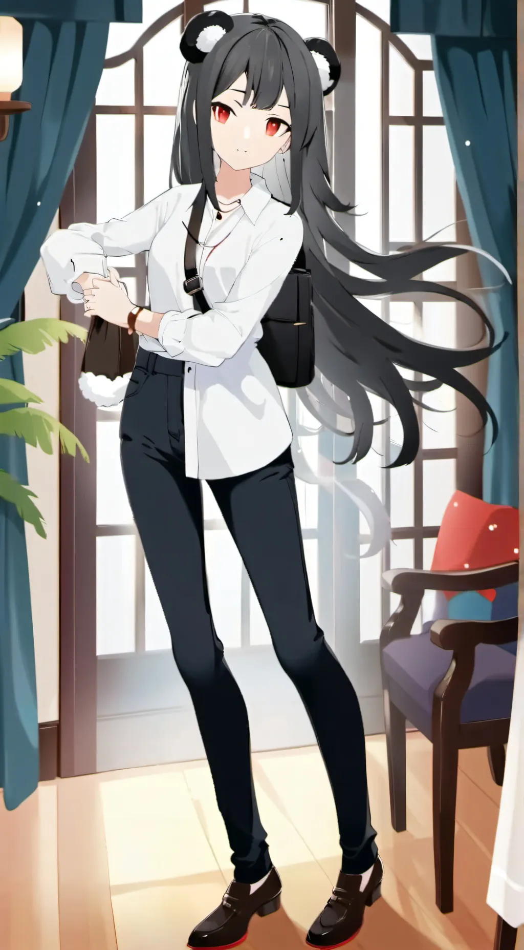 ai character: Penna  background