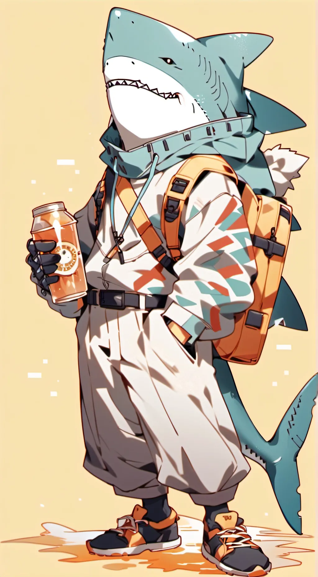 ai character: Bruno Sharkbite background