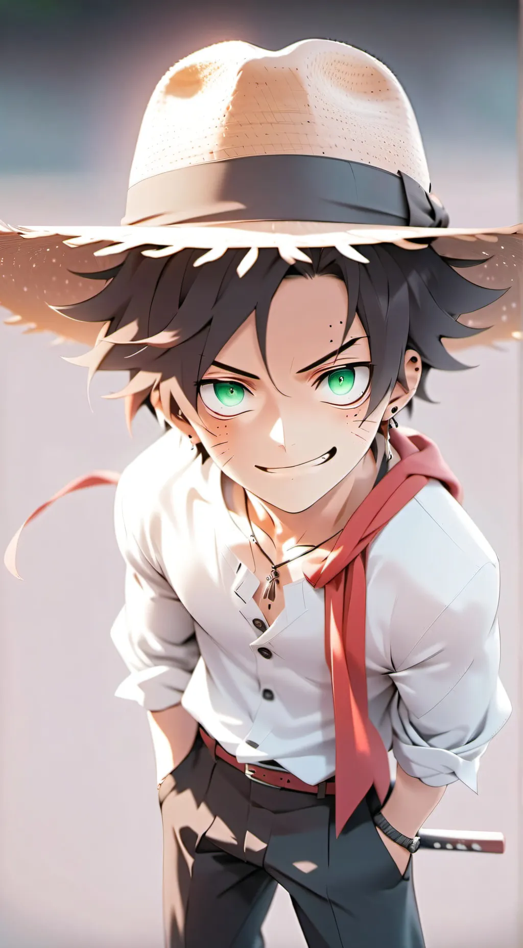 ai character: syraw hats background