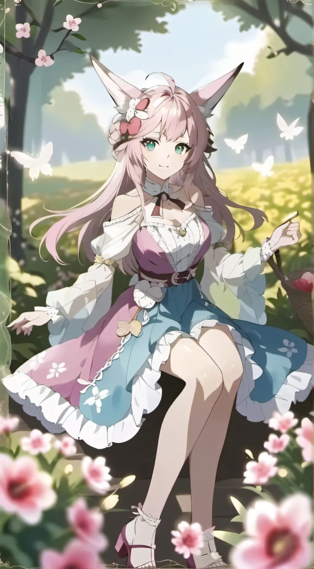 ai character: crystal  🔮 background