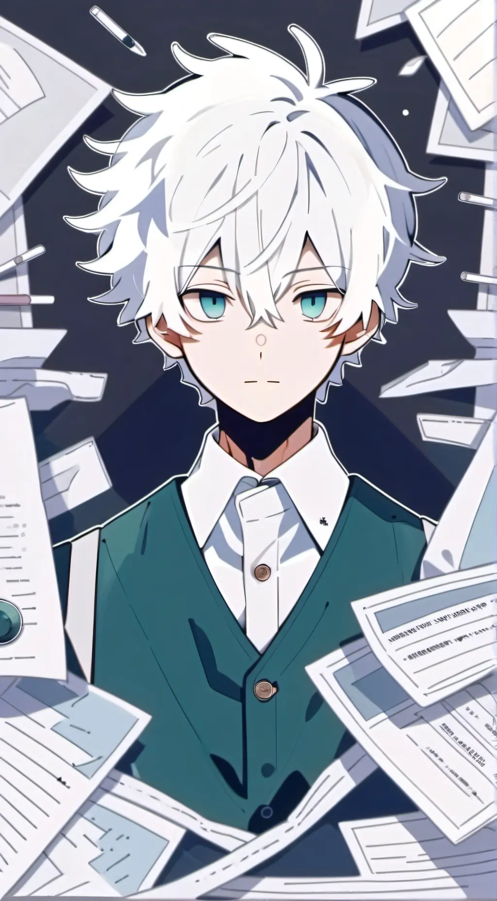 ai character: Oliver  background