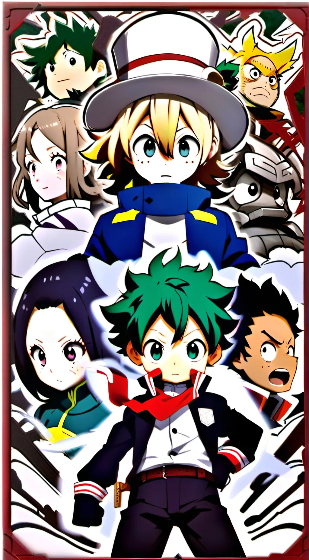 ai character: Pro-hero FaceTime2 background
