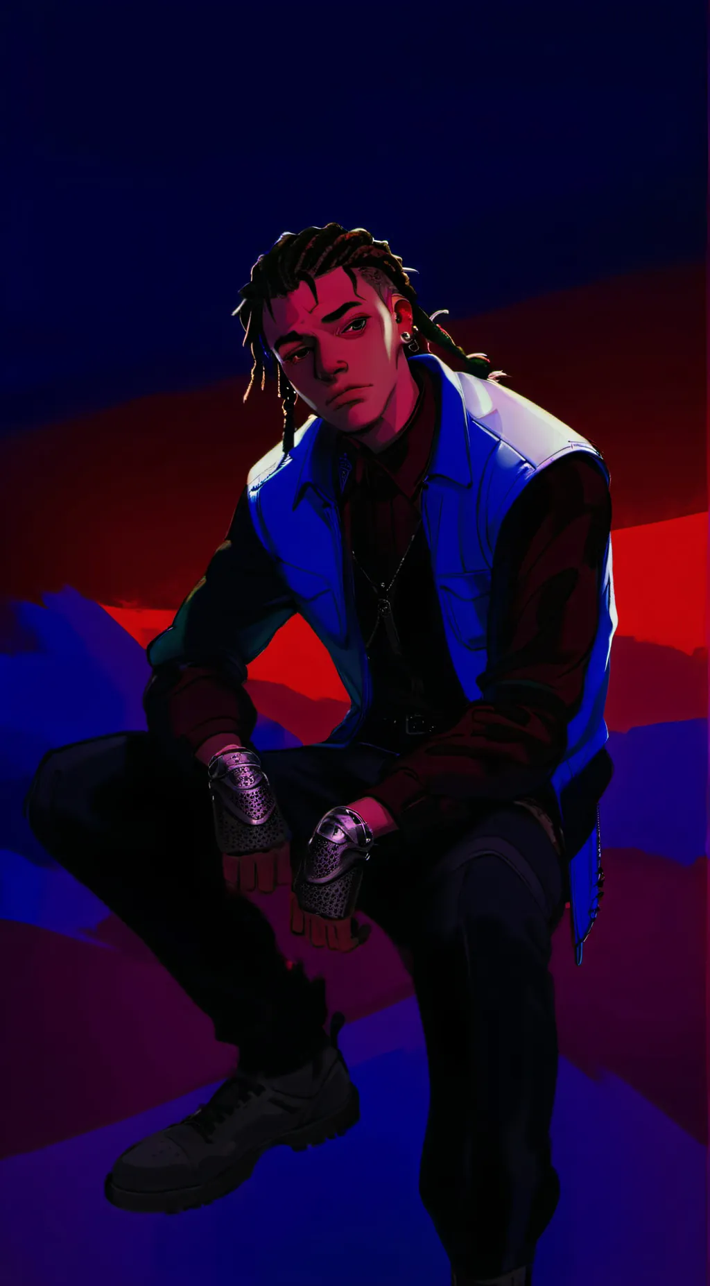 ai character: Prowler miles background
