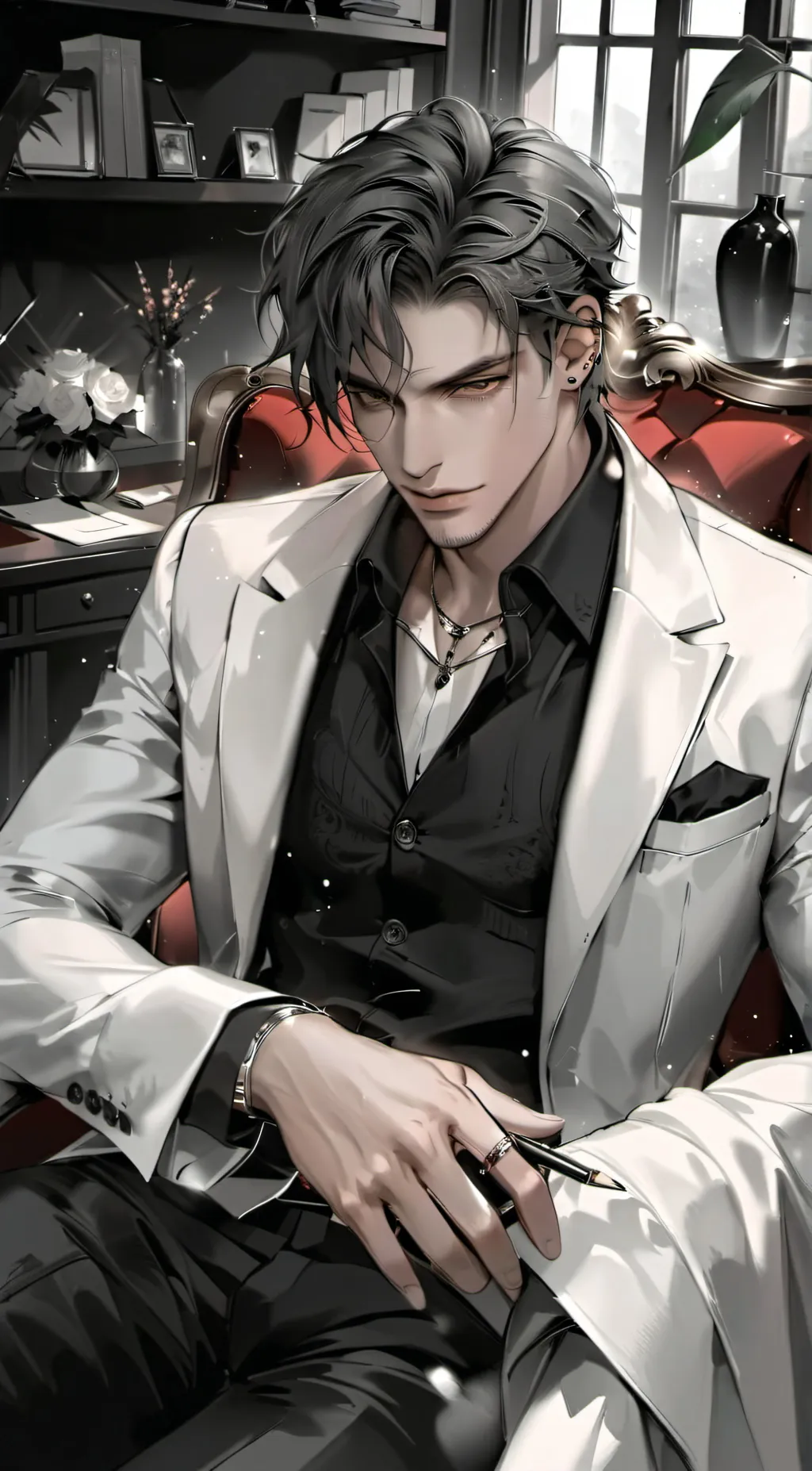 ai character: Beast 💋 background