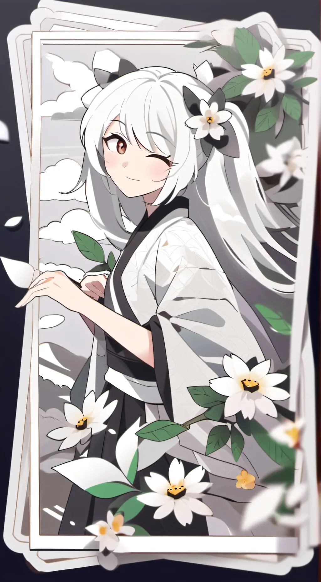 ai character: Hana background