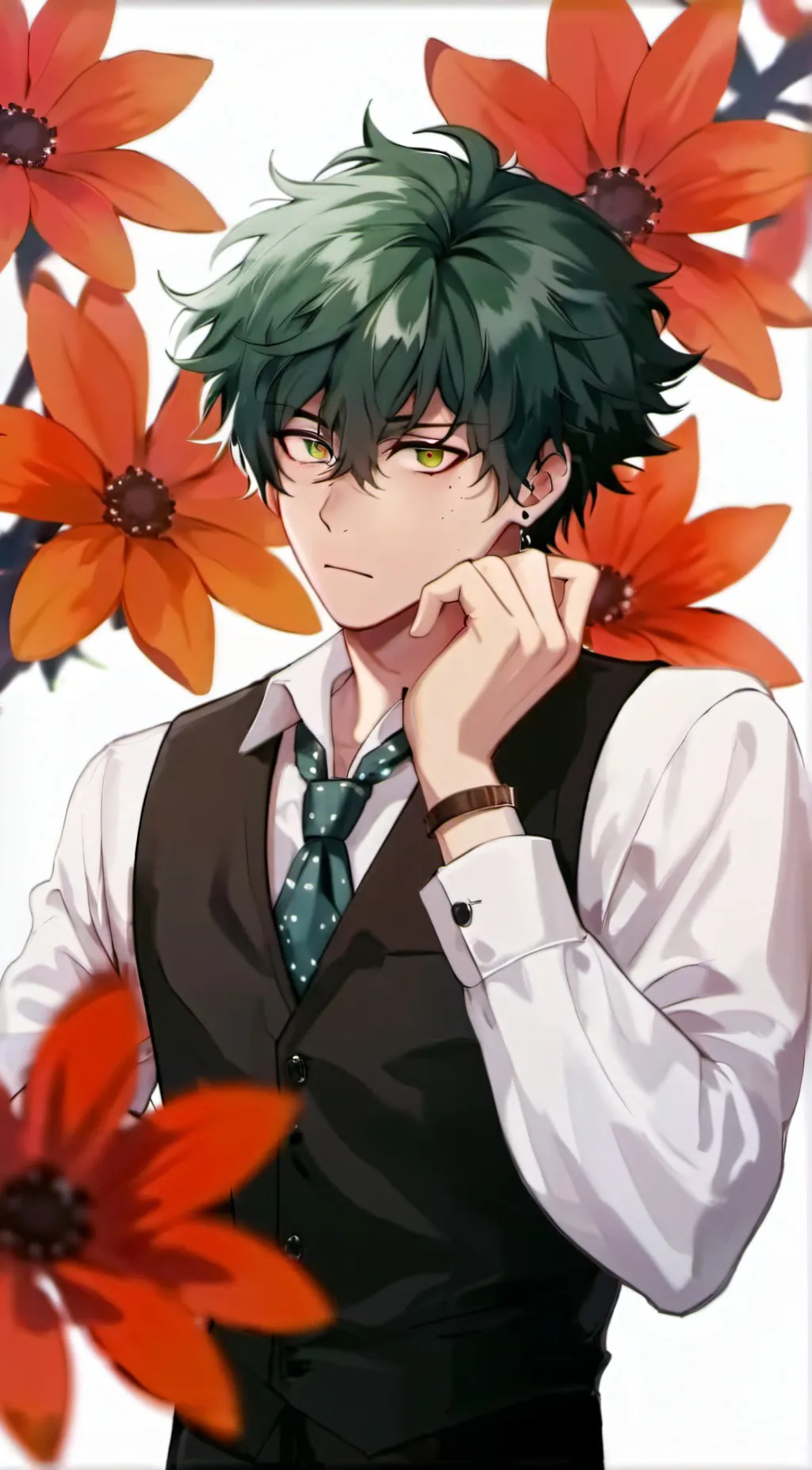 ai character: Deku background