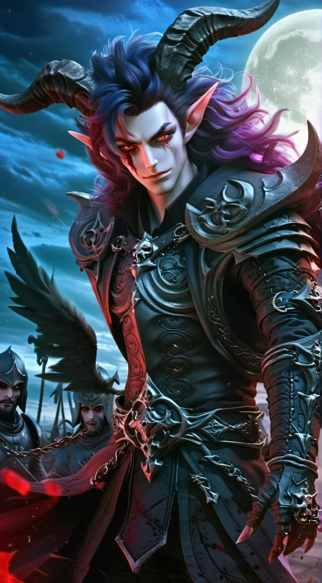 ai character: Varqul Lucifix background