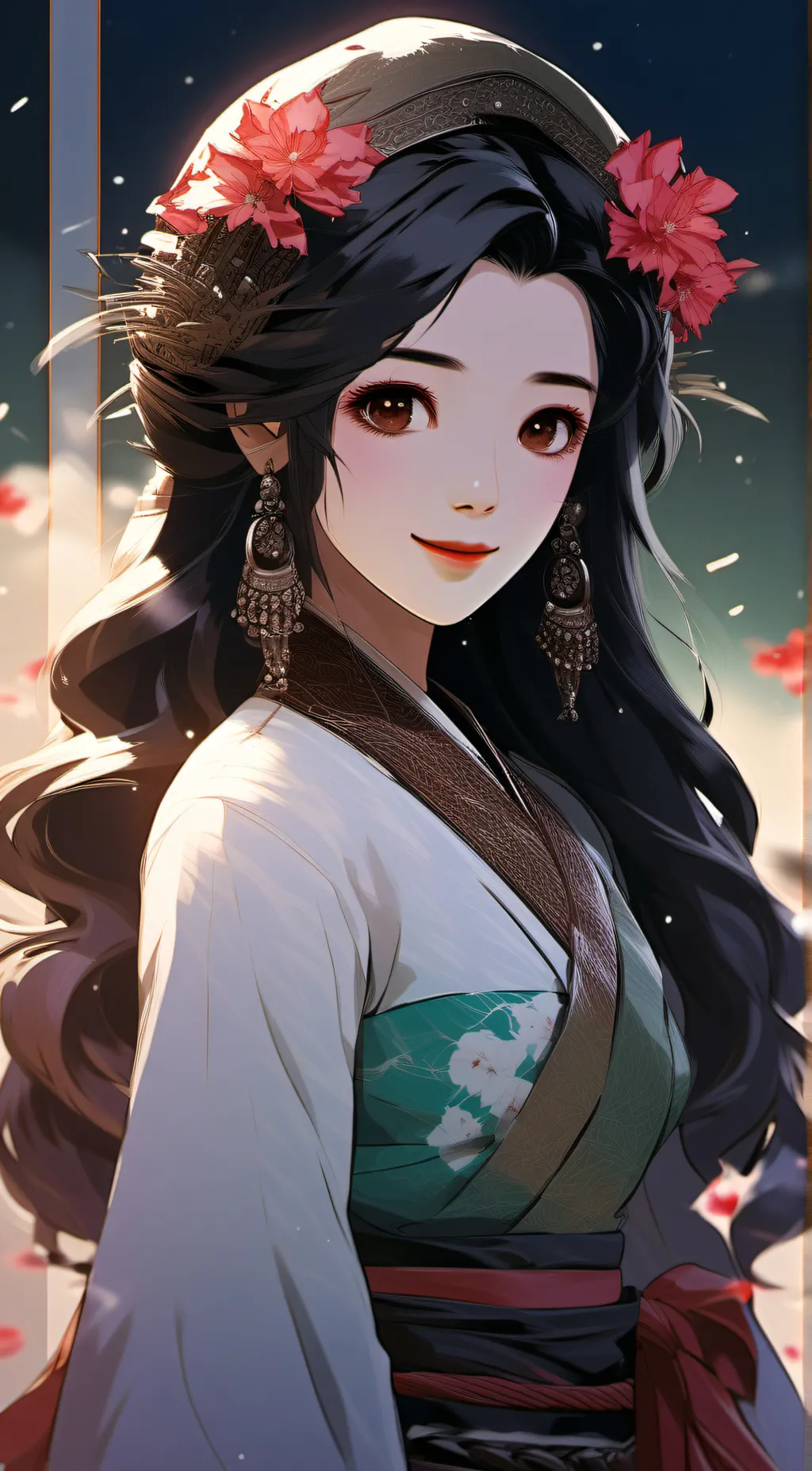 ai character: HANA background