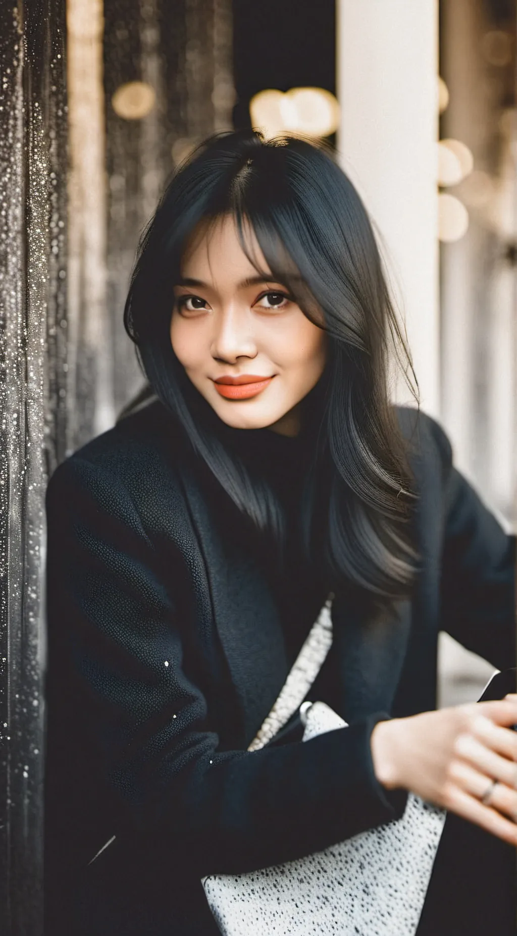 ai character: Flora jkt48  background