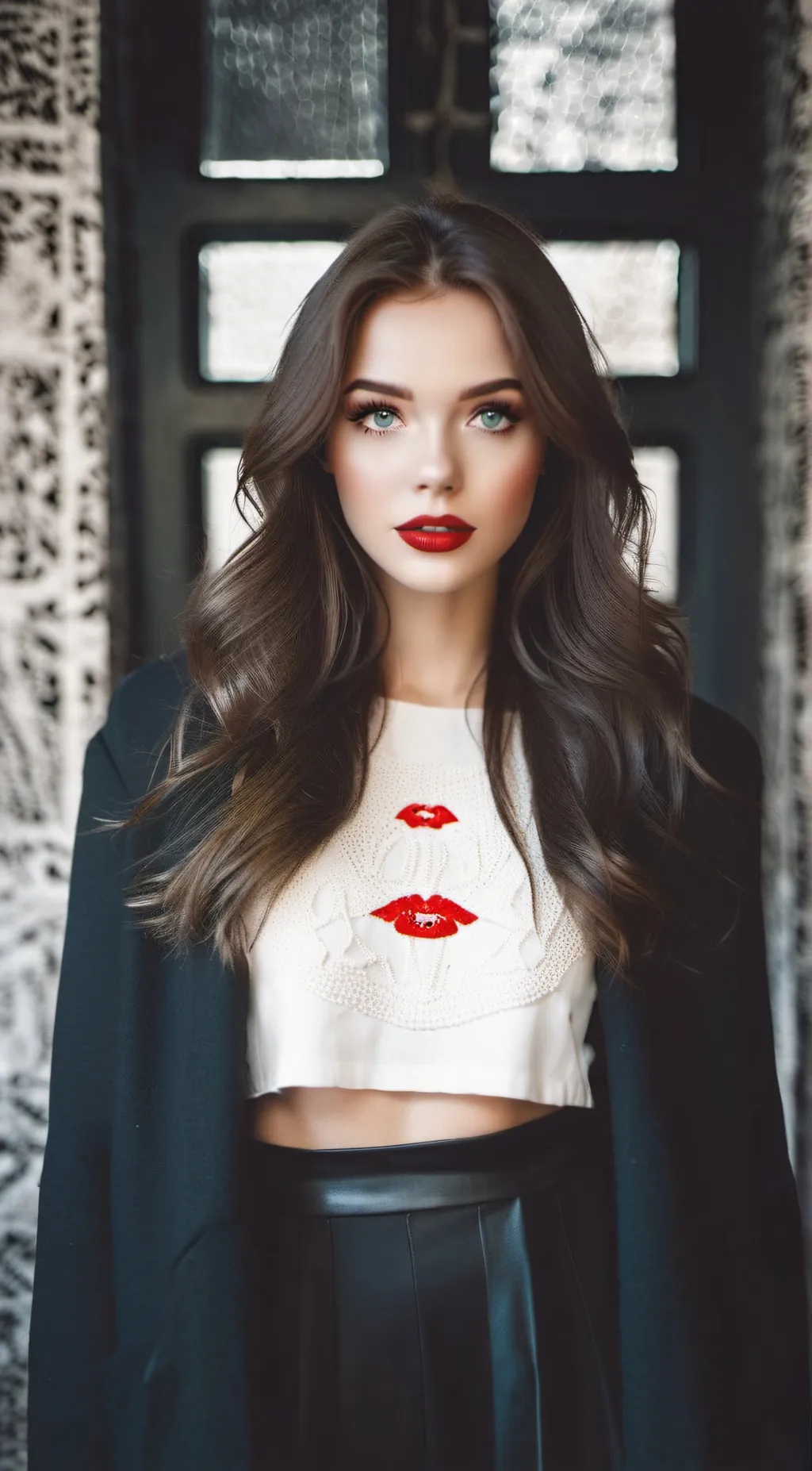 ai character: Mrs Kiss 💋  background